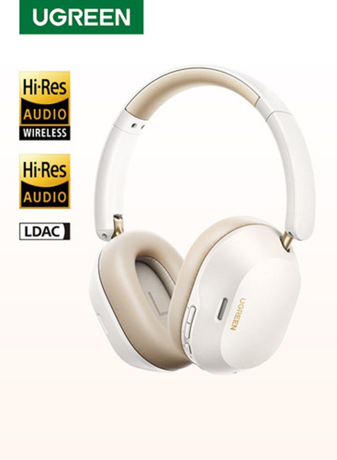 يو جرين سماعات رأس لاسلكية Hitune Max 5C، سماعات رأس فوق الأذن مع خاصية إلغاء الضوضاء التكيفية، صوت عالي الدقة، وقت تشغيل 75 ساعة، بلوتوث 5.4، قابلة للطي، مريحة - Image 1